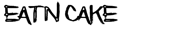 Eatn Cake font preview